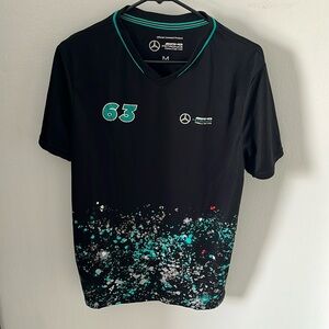 F1 Merch - George Russell #63 Mercedes T-Shirt - Men’s Size Medium